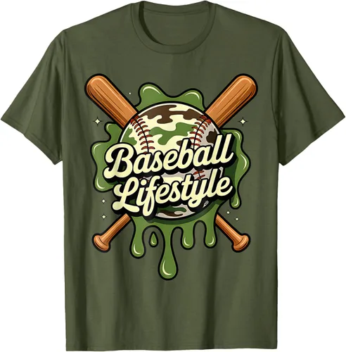 Vista 90 de Baseball Life Style 101 Apparel Youth Drip Baseball Boys Kid Camiseta