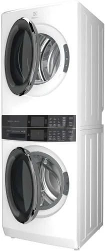 Vista 4 de Electrolux Torre de Lavandería con Lavadora Apilada de 4.5 pies cúbicos y Secadora Eléctrica de 8.0 pies cúbicos en Blanco con SmartBoost Premixing