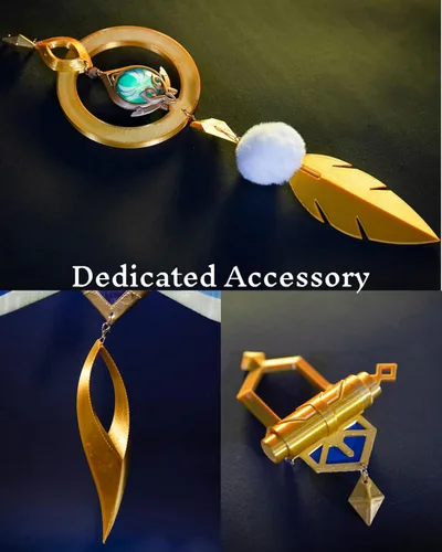 Vista 4 de Nuoqi Venti Cosplay Raiden Shogun Cosplay Yae Miko Cosplay Genshin Impact Cosplay Disfraces