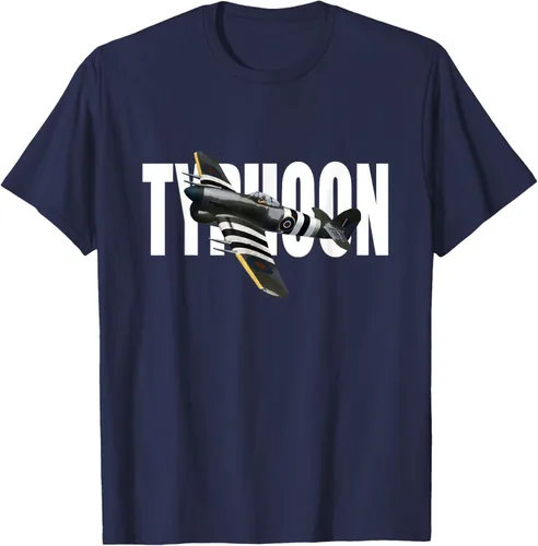Vista 49 de RAF Hawker Typhoon WW2 Fighter Aircraft T-Shirt