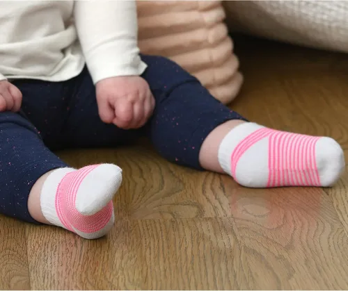 Vista 6 de Fruit of the Loom Calcetines elásticos de corte bajo Grow & Fit Flex Zones, paquete de 22 unidades, unisex, para niñas y niños