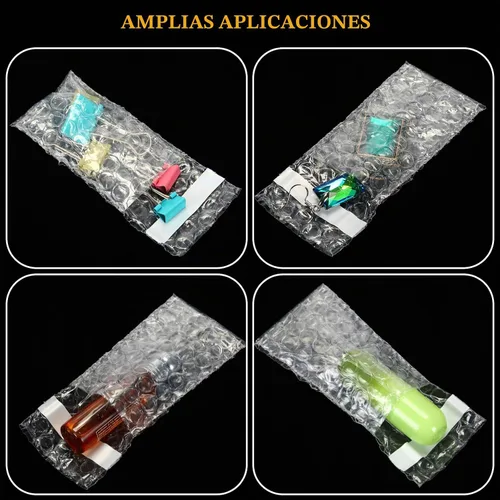 Vista 3 de Perkoop - Bolsas de burbujas dobles, 2 x 3.15 pulgadas, 120