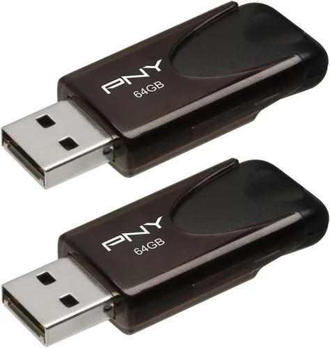 Vista 7 de PNY, modelo Attaché 4 - Unidad de memoria flash USB 2.0 de 16 GB, Negro