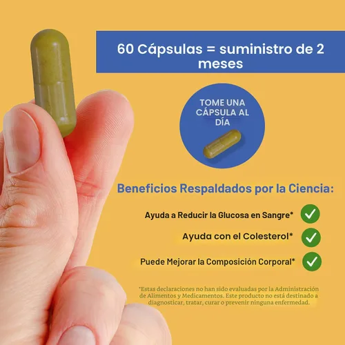 Vista 5 de Feelgood Company - Berberina - Alta absorción - equivalente a 2200 mg - Suplemento herbario - Baja glucosa en sangre - Ayuda al colesterol - 60
