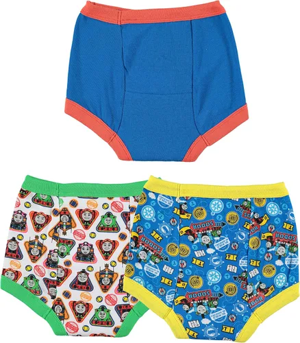 Vista 2 de Mattel Thomas The Tank Engine - Pantalones de entrenamiento para ir al baño para niños pequeños paquete múltiple