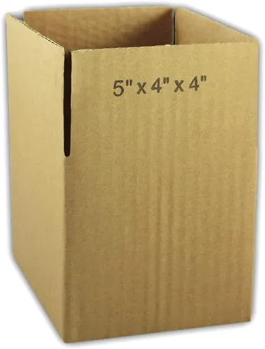Vista 2 de EcoSwift - 200 cajas de embalaje de cartón corrugado de 5 x 4 x 4 pulgadas
