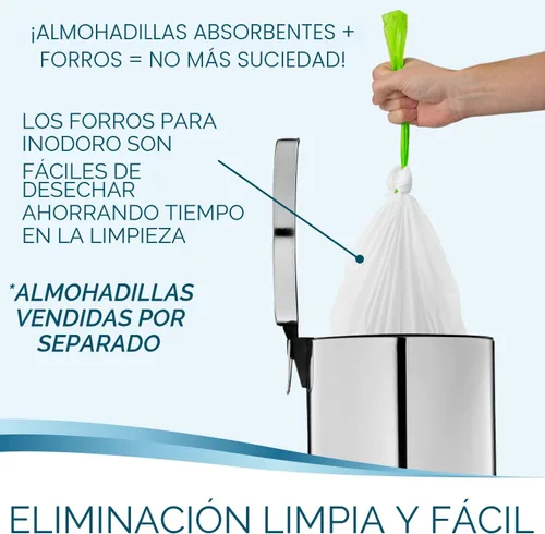 Vista 7 de Bolsas para orinales TidyCare (TC-002), 1 Disposable Waste Bags for Portable Toilet Chair Bucket and Bedpan for Adults in Medical Care Universal