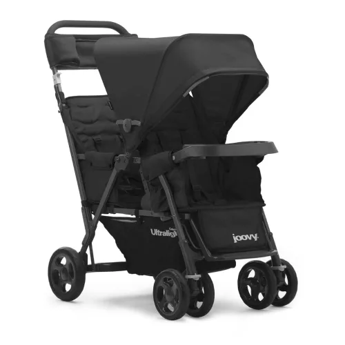 Vista 10 de Joovy Caboose LX Tandem - Cochecito de pie, color negro