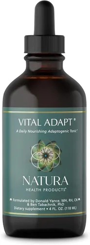 Vista 5 de Natura Health Products Suplemento Power Adapt, soporte suprarrenal y endocrino profundo, con Ashwagandha, ginseng, extracto de raíz de Rhodiola
