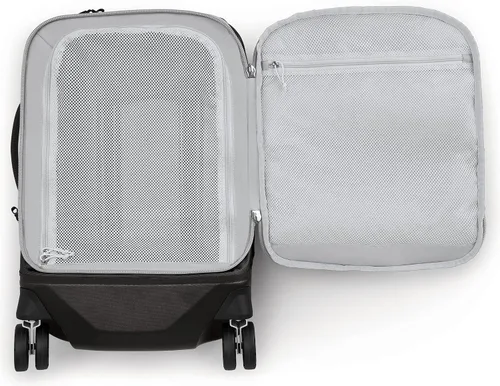 Vista 5 de Osprey Transporter Hybrid Equipaje de mano, 4 ruedas giratorias, 22 pulgadas36 L, color negro