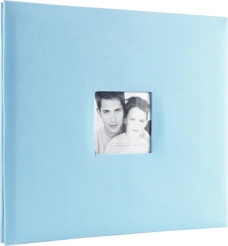 Vista 2 de Álbum MCS de tela, con foto en la tapa, de 12 x 12 pulgadas Azul