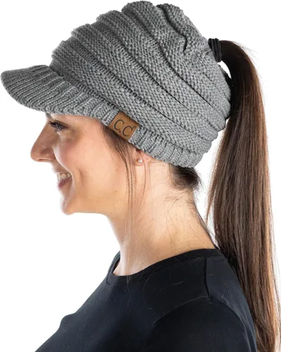 Vista 61 de Funky Junque - Gorro para mujer con ranura para cola de caballo