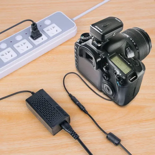 Vista 6 de ACK-E12 Adaptador de corriente LP-E12 Kit de batería simulada con cable para cámaras Canon EOS M, M2, M10, M50, M50 Mark II, M100, M200, Kiss M, M2