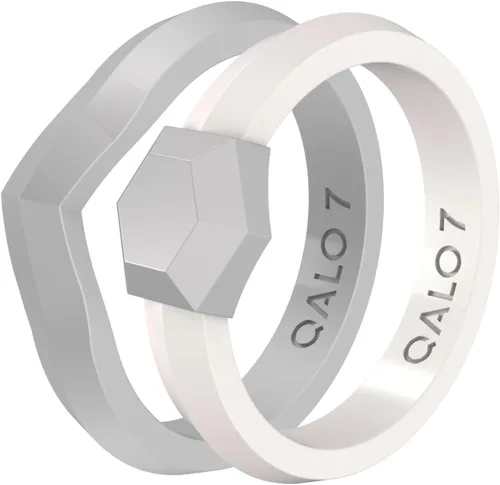 Vista 12 de QALO Anillos de compromiso de goma para mujer, diseñados para exteriores y Pack A: Treelined