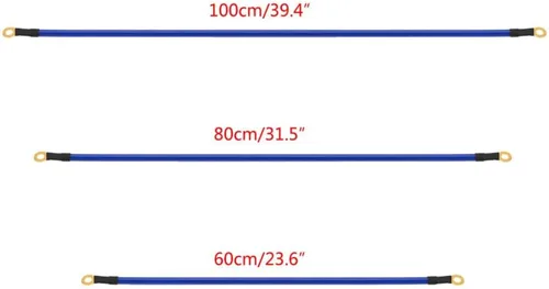 Vista 5 de Cable de tierra universal para automóvil, 5 unidades, cable de tierra de PVC universal para automóvil, accesorio de cable de tierra