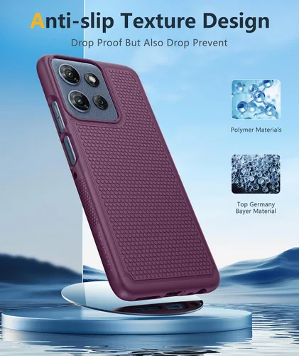Vista 706 de FNTCASE Funda para iPhone 17 Pro: Fundas delgadas translúcidas de color azul claro compatibles con MagSafe, protección completa de la cámara
