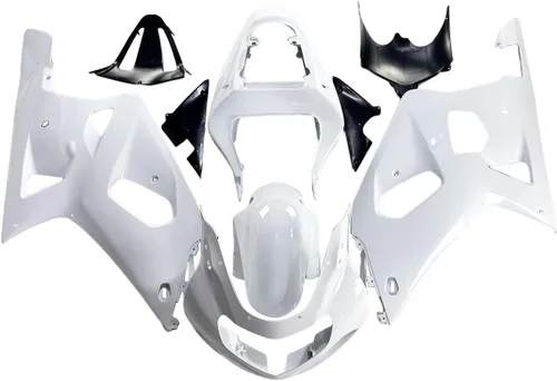 Vista 22 de Kit de carenado de llama azul negro de plástico ABS para Suzuki GSXR600 GSXR750 K1 2000-2003 Carenados GSX-R600 GSX-R750 2001 2002 2003 Inyección