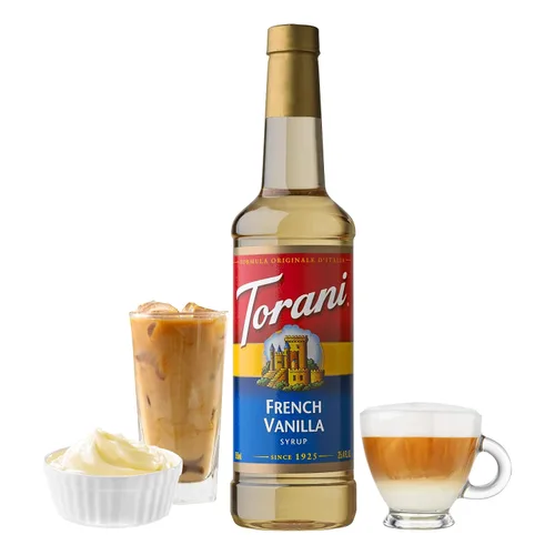 Vista 3 de Torani Jarabe, vainilla francesa, 25.4 onzas (paquete de 4)