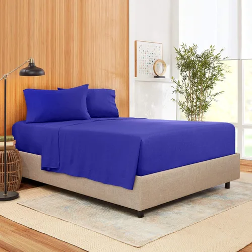 Vista 7 de Juego de ropa de cama de 800 hilos de 4 piezas, 100% algodón egipcio, color negro, sábana bajera ajustable de algodón de fibra larga, se adapta a