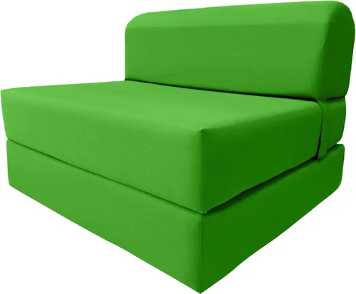 Vista 31 de D&D Futon Furniture. Silla plegable de espuma, sofá de estudio, colchón de espuma plegable para invitados (6 x 24 x 70 pulgadas, negro)