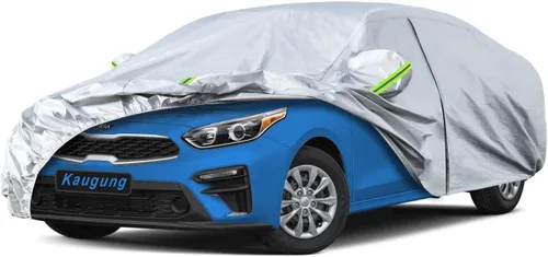 Vista 127 de Kaugung Funda para Coche de Ajuste Personalizado BMW Serie 3 E30 (1982-1994), 7 Capas Resistente al Viento Todo Clima Impermeable Cubierta Exterior