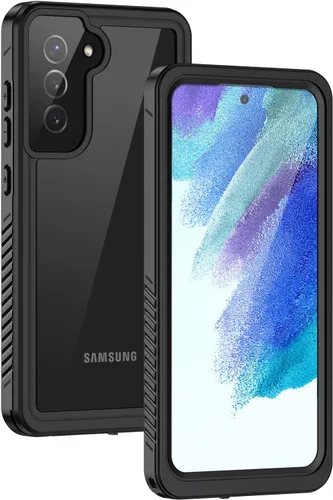 Vista 14 de Lanhiem Funda para Samsung Galaxy S24 FE, IP68 impermeable a prueba de polvo con protector de pantalla integrado, funda protectora de cuerpo Negro