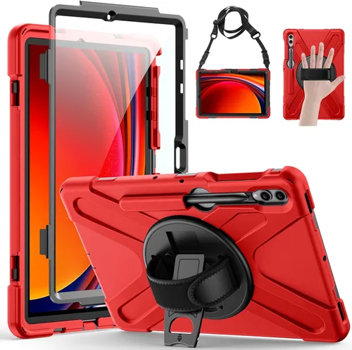 Vista 24 de Gerutek Funda para Samsung Galaxy Tab S6 Lite de 10.4 pulgadas 2024/2022/2020, funda protectora de cuerpo completo con protector de pantalla