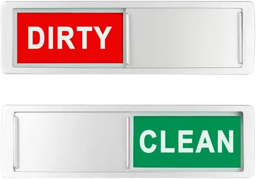 Vista 9 de Clean Dirty - Letrero magnético para lavavajillas mejorado súper fuerte, indicador magnético antiarañazos con respaldo autoadhesivo para todos