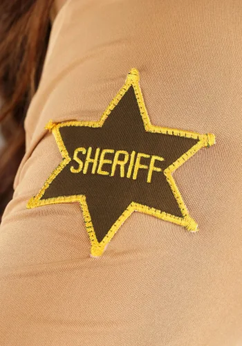 Vista 5 de Disfraz Sexy de Sheriff para Mujer Multicolor