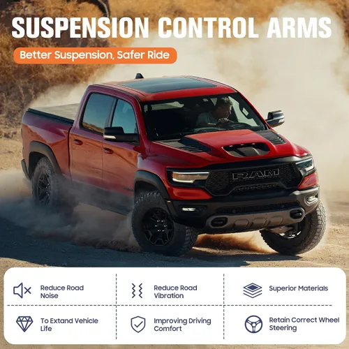 Vista 7 de Brazos de control delanteros superiores e inferiores aptos para Jeep Commander 2006-2010, Grand Cherokee (excluye SRT8) 2005-2010, 12 kits