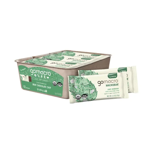 Vista 20 de Barritas de proteína GoMacro veganas y orgánicas