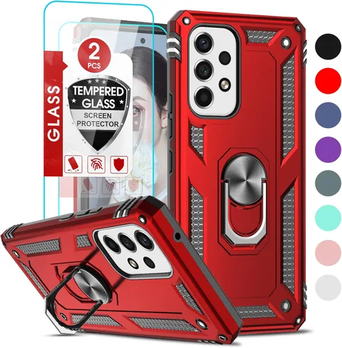 Vista 237 de LeYi Funda para Moto G Stylus 2022 4G (no compatible con 5G), funda para Moto G Stylus con 2 protectores de pantalla, funda protectora de grado Oro