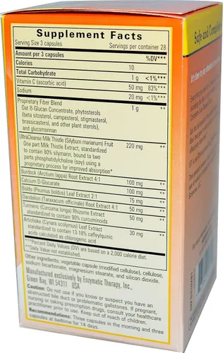 Vista 2 de Enzymatic Therapy Complete Liver Cleanse 84 cápsulas vegetales (paquete de 2)