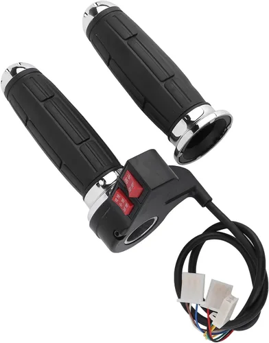 Vista 8 de Empuñadura del acelerador, 1 par de 3 controles de velocidad de 0.866 in para scooter eléctrico de alambre de acelerador para motocicleta
