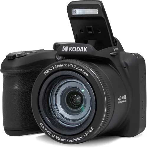 Vista 7 de Kodak AZ405BK PIXPRO Astro Zoom 20MP Cámara digital 40X Zoom óptico 0.945 in Paquete negro con Lexar 64GB de alto rendimiento 800x UHS-I SDHC