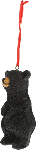 Vista 5 de Yardwe Lindo oso negro adorno oso decoración animal de peluche para jardín colgante figura