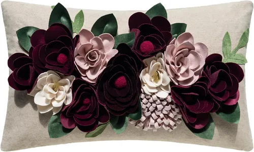 Vista 14 de OiseauVoler Fundas de Cojín Decorativas con Flores 3D Fundas de Almohada con Acento Floral para Sofá Cama Hogar Sala de Estar Decoración