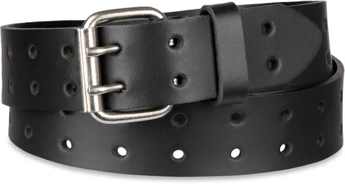 Vista 2 de Dickies Men's Double Prong Leather Work Belt Fully Adjustable, Regular & Big and Tall Sizes