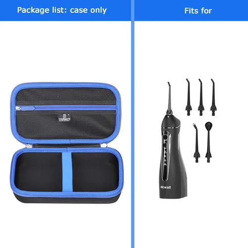 Vista 4 de Tourmate Funda rígida de repuesto para hilo dental Nicwell Water Inalámbrico (Sólo estuche)