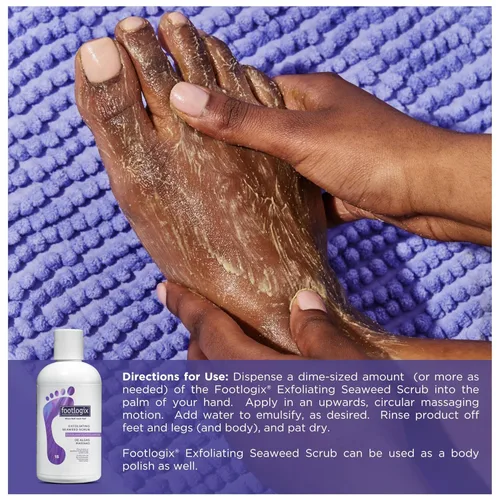 Vista 6 de FOOTLOGIX Exfoliante exfoliante de algas, 8.45 oz