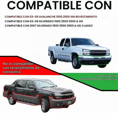 Vista 2 de G-PLUS Conjunto de faros LED, compatibles con Chevy Avalanche Silverado 1500 2500 3500 y HD 2003, 2004, 2005, 2006, faros delanteros