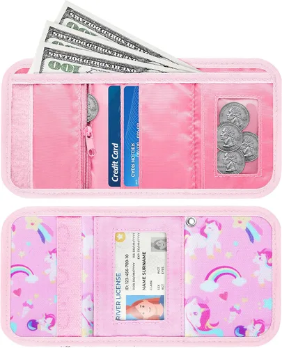 Vista 5 de Hapycat Cartera infantil para niñas Unicorniorosa