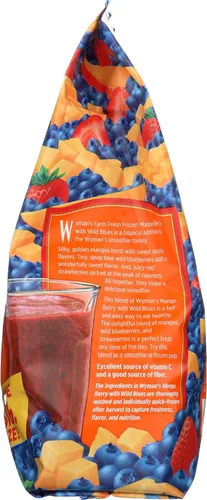 Vista 6 de Wyman's Mango Berry, 3 lb (paquete de 1) - Mango, fresas y arándanos silvestres