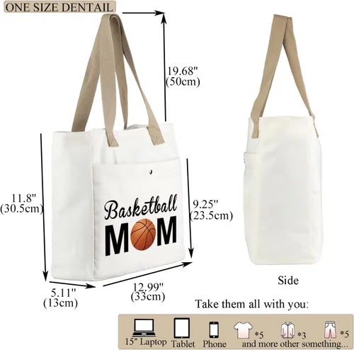 Vista 3 de MBMSO Bolsa de mano de fútbol para mamá, regalo para futbolistas, fanáticos del fútbol, amantes del fútbol, regalo de equipo, bolsa de mano
