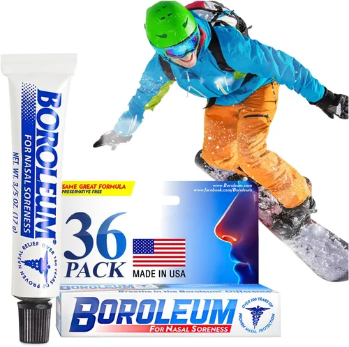 Vista 9 de Boroleum para dolor nasal, tubo de 17 gramos, 3/5 onzas