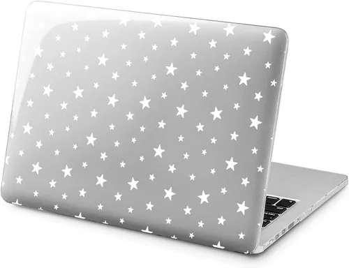 Vista 13 de Funda rígida compatible con MacBook Pro 16 14 M3 M2 2023 M1 Pro 13 2022 Air 13 2021 Retina 2020 Mac 11 12 Laptop patrón de invierno copo de nieve