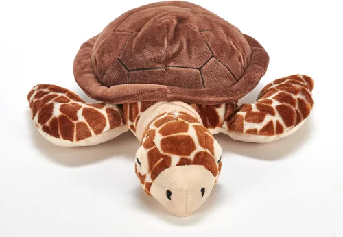 Vista 9 de The Petting Zoo Loggerhead - Peluche de tortuga marina, regalos para niños, animales salvajes del océano Onez, juguete de peluche de tortuga marina