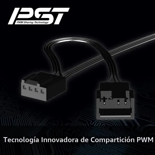 Vista 5 de ARCTIC P12 Slim PWM PST (paquete de 3) - Ventiladores de PC, ventilador de carcasa de 4.724 in con tecnología PWM Sharing (PST), optimizado