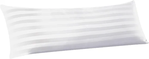 Vista 35 de Juego de 2 protectores de almohada estándar, 100% algodón egipcio con cremallera, 400 hilos, tejido satinado, algodón, color beige, fundas