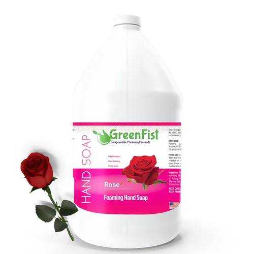 Vista 16 de Recargas de jabón de manos con espuma GreenFist Aroma a Almendra y Cereza Botella de espuma fabricada en EE. UU., 128 onzas (1 galón)